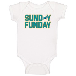 Miami Football Sunday Funday Team Division League Cool Fan Baby One Pi Miami Football Sunday Funday Team Division League Cool Fan Baby One Pi