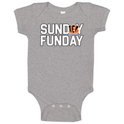 Cincinnati Football Sunday Funday Team Division League Fan Baby One Pi Cincinnati Football Sunday Funday Team Division League Fan Baby One Pi
