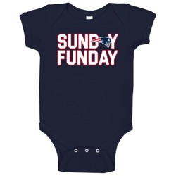 New England Football Sunday Funday Team Division League Fan Baby One P New England Football Sunday Funday Team Division League Fan Baby One P