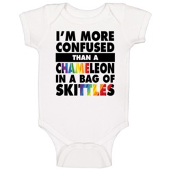 More Confused Than A Chameleon In A Bag Of Skittles Funny Candy Quote More Confused Than A Chameleon In A Bag Of Skittles Funny Candy Quote