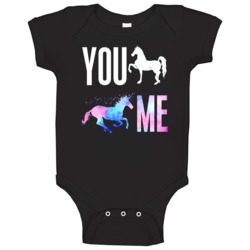You Vs Me Cute Funny Horse Unicorn Spirit Animal Baby One Piece You Vs Me Cute Funny Horse Unicorn Spirit Animal Baby One Piece