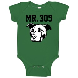 Mr 305 Pitbull Dog Breed Custom Pet Name Animal Lover Baby One Piece Mr 305 Pitbull Dog Breed Custom Pet Name Animal Lover Baby One Piece