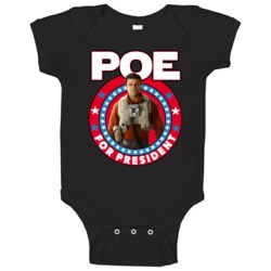 Poe Dameron For President Star Wars Character Fan Campaign Baby One Pi