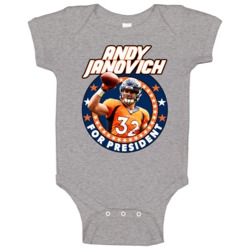 Hammerhead Andy Janovich For President Denver Football Player Baby One Hammerhead Andy Janovich For President Denver Football Player Baby One