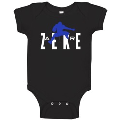 Air Zeke Ezekiel Elliott Jump Dallas Football Player Fan Baby One Piec Air Zeke Ezekiel Elliott Jump Dallas Football Player Fan Baby One Piec