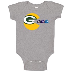 Green Bay Division Champs Football Fan Video Game Parody Baby One Piec Green Bay Division Champs Football Fan Video Game Parody Baby One Piec