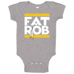 Fat Rob Robert Kelly Washington Football Run Parody Game Day Fan Baby Fat Rob Robert Kelly Washington Football Run Parody Game Day Fan Baby