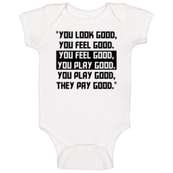 Deion Sanders You Look Good Hooded Sweatshirt Baby One Piece Deion Sanders You Look Good Hooded Sweatshirt Baby One Piece