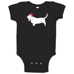 Basset Hound Dog Breed Christmas Reindeer Custom Pet Holiday Gift Baby Basset Hound Dog Breed Christmas Reindeer Custom Pet Holiday Gift Baby