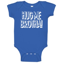 Hug Me Brotha Worn Look Baby One Piece Hug Me Brotha Worn Look Baby One Piece