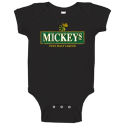 Mickeys Logo Popular Alcohol Liquor Malt Drink Fan Gift Baby One Piece Mickeys Logo Popular Alcohol Liquor Malt Drink Fan Gift Baby One Piece