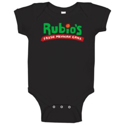 Rubios Logo Popular Mexican Restaurant Food Fan Gift Baby One Piece Rubios Logo Popular Mexican Restaurant Food Fan Gift Baby One Piece