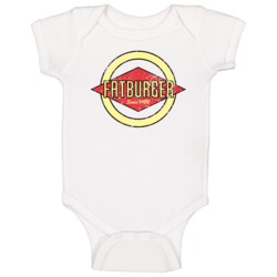 Fatburger Logo Popular Burger Grill Restaurant Fast Food Fan Gift Baby Fatburger Logo Popular Burger Grill Restaurant Fast Food Fan Gift Baby