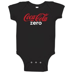 Coca Cola Zero Logo Popular Pop Soft Drink Brand Fan Gift Baby One Pie