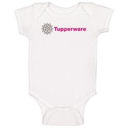 Tupperware Logo Popular Container Brand Food Fan Gift Baby One Piece Tupperware Logo Popular Container Brand Food Fan Gift Baby One Piece