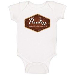 Paulig Logo Popular Coffee Brand Drink Gift Baby One Piece Paulig Logo Popular Coffee Brand Drink Gift Baby One Piece