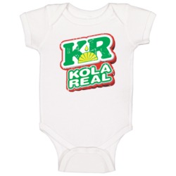 Kola Real Logo Popular Pop Soft Drink Company Brand Gift Baby One Piec Kola Real Logo Popular Pop Soft Drink Company Brand Gift Baby One Piec