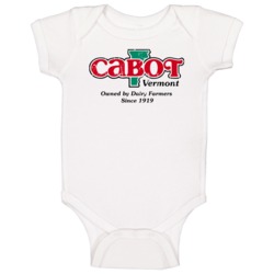 Cabot Vermont Logo Popular Cheese Brand Company Food Fan Gift Baby One Cabot Vermont Logo Popular Cheese Brand Company Food Fan Gift Baby One