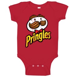 Pringles Logo Popular Chips Brand Snack Food Company Fan Gift Baby One Pringles Logo Popular Chips Brand Snack Food Company Fan Gift Baby One