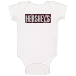 Hersheys Logo Popular Chocolate Bar Brand Food Fan Gift Baby One Piece Hersheys Logo Popular Chocolate Bar Brand Food Fan Gift Baby One Piece