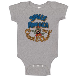 Chuck E Cheese Smile America Baby One Piece Chuck E Cheese Smile America Baby One Piece