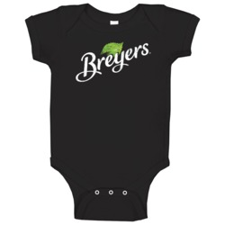 Breyers Cool Popular Food Drink Restaurant Brand Logo Gift Baby One Pi Breyers Cool Popular Food Drink Restaurant Brand Logo Gift Baby One Pi