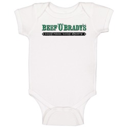 Beef O Brady's Cool Popular Food Drink Restaurant Brand Logo Gift Baby Beef O Brady's Cool Popular Food Drink Restaurant Brand Logo Gift Baby