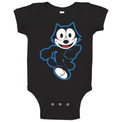 Felix The Cat Tv Show Cartoon Baby One Piece Felix The Cat Tv Show Cartoon Baby One Piece