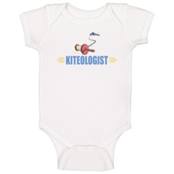 Funny Kiteologist Baby One Piece Funny Kiteologist Baby One Piece