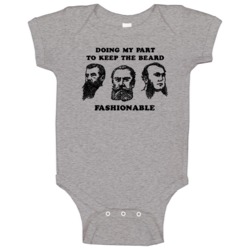 Funny Doing My Part To Keep The Beard Fashionable Baby One Piece Funny Doing My Part To Keep The Beard Fashionable Baby One Piece