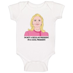 I'm A Cool President Funny Hillary Clinton Mean Girls Quote Baby One P I'm A Cool President Funny Hillary Clinton Mean Girls Quote Baby One P