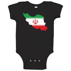 Iran Country Flag Silhouette Patriotic Nationality Baby One Piece Iran Country Flag Silhouette Patriotic Nationality Baby One Piece