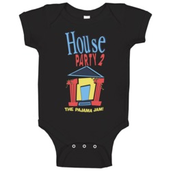 Kid'n Play 1992 House Party Ii 2 Movie Poster Baby One Piece Kid'n Play 1992 House Party Ii 2 Movie Poster Baby One Piece