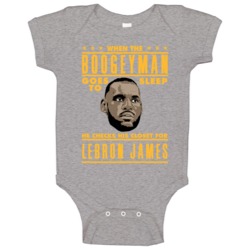 Boogeyman Checks Closet For Lebron James Cleveland Basketball Fan Baby