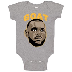 Lebron James Cleveland Basketball Player Goat Baby One Piece