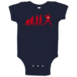 Tom Brady Evolution Style New England Football Fan Baby One Piece Tom Brady Evolution Style New England Football Fan Baby One Piece