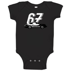 1967 Porsche 911 S Vintage Car Year Fan Baby One Piece 1967 Porsche 911 S Vintage Car Year Fan Baby One Piece