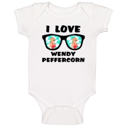 I Love Wendy Peffercorn The Sandlot Movie Fan Baby One Piece I Love Wendy Peffercorn The Sandlot Movie Fan Baby One Piece