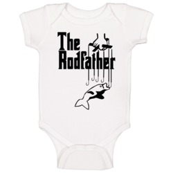 The Rodfather Funny Fishing Baby One Piece The Rodfather Funny Fishing Baby One Piece