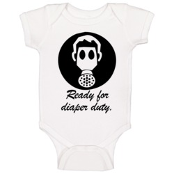 Ready For Diaper Duty Funny New Dad Baby One Piece Ready For Diaper Duty Funny New Dad Baby One Piece