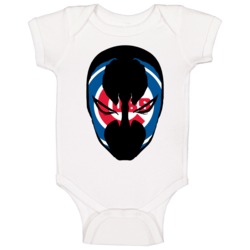 Chicago Baseball Spawn Superhero Logo Mashup Fan Baby One Piece Chicago Baseball Spawn Superhero Logo Mashup Fan Baby One Piece
