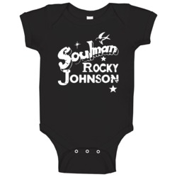 Soulman Rocky Johnson Wrestler Dwayne The Rock Dad Baby One Piece Soulman Rocky Johnson Wrestler Dwayne The Rock Dad Baby One Piece