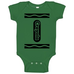 Irish Green Crayola Halloween Costume Baby One Piece Irish Green Crayola Halloween Costume Baby One Piece
