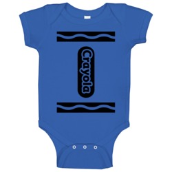 Royal Blue Crayola Halloween Costume Baby One Piece Royal Blue Crayola Halloween Costume Baby One Piece