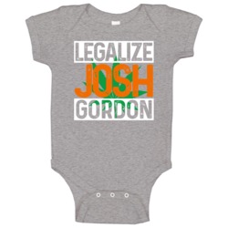 Legalize Josh Gordon Flash Cleveland Football Fan Baby One Piece Legalize Josh Gordon Flash Cleveland Football Fan Baby One Piece