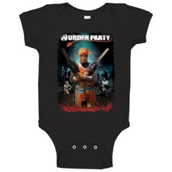 Murder Party Scary Movie Halloween Baby One Piece Murder Party Scary Movie Halloween Baby One Piece