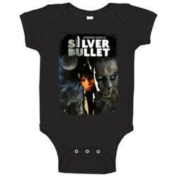 Silver Bullet Scary Movie Halloween Baby One Piece Silver Bullet Scary Movie Halloween Baby One Piece