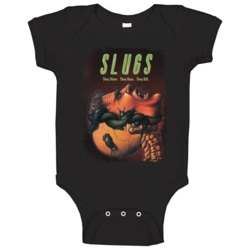 Slugs Scary Movie Halloween Baby One Piece Slugs Scary Movie Halloween Baby One Piece