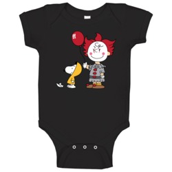 Snoopy Charlie Brown Penuts Pennywise Steven King's It Fan Parody Baby Snoopy Charlie Brown Penuts Pennywise Steven King's It Fan Parody Baby
