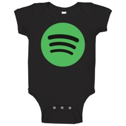 Spotify App Halloween Unisex Baby One Piece